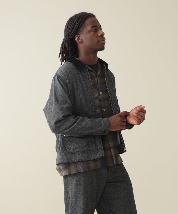 【+10%ポイントUP】Mac ReNewool Denim Jacket Model : H185 (cm)　Size : L