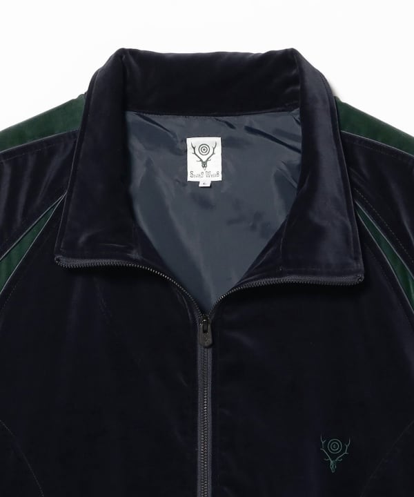 SOUTH2 WEST8 / Warm-Up Jacket - Cotton Velvet
