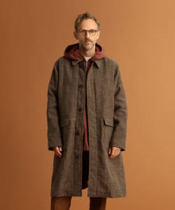 Pilgrim Surf+Supply / Cal Herringbone Balmacaan Coat