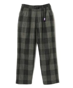 THE NORTH FACE PURPLE LABEL / Check Wool Wide Pant
