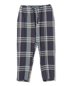 South2 West8 / String Slack Pants Big Plaid