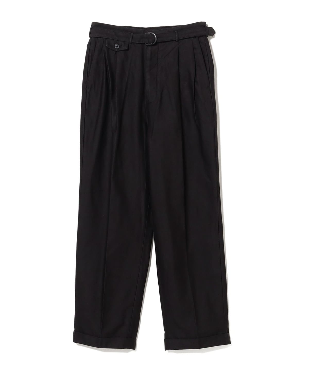 KAPTAIN SUNSHINE キャプテン サンシャイン / Belted Riviera Pantalon パンツ MEN BLACK 34 KAPTAIN SUNSHINE キャプテン サンシャイン / Belted Riviera Pantalon パンツ MEN BLACK 34