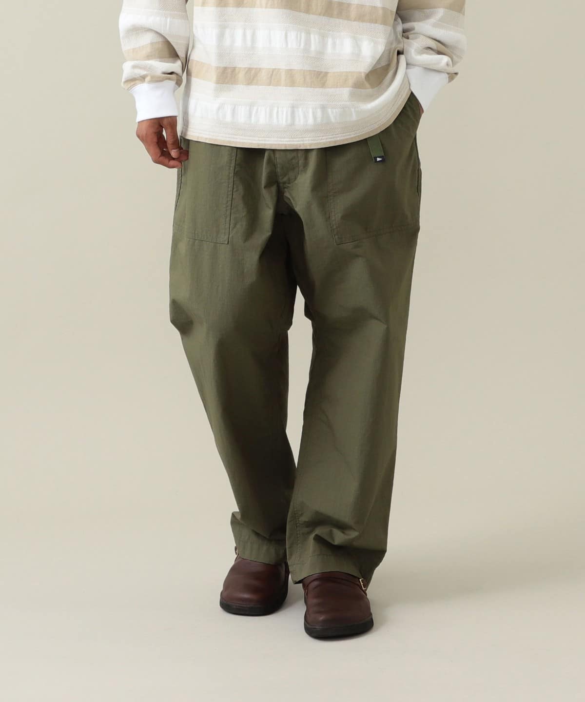 Salathe NC Straight Pants パンツ MEN OLIVE S Salathe NC Straight Pants パンツ MEN OLIVE S