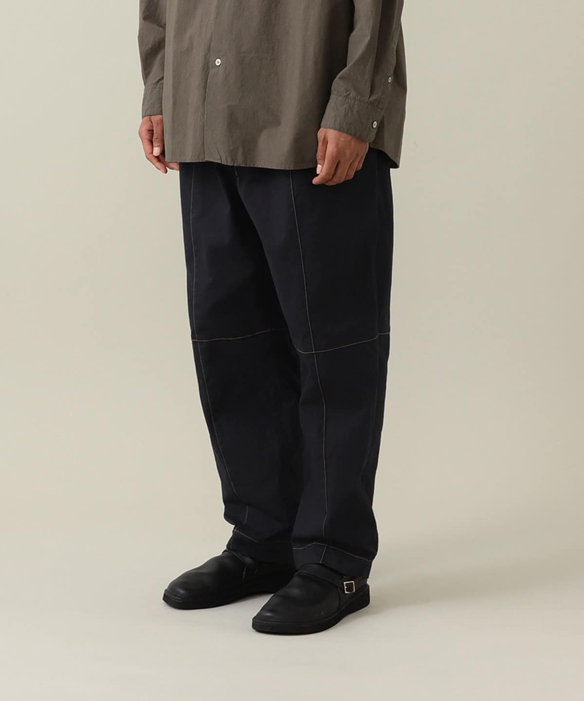 Pilgrim Surf+Supply ピルグリム サーフ+サプライ 23SS Kali Work Pants コットンリネンヘリンボーン ワークパンツ 37-24-0311-874 2 MUSTARD BEAMS ボトムス【中古】【Pilgrim Surf+Supply】 Pilgrim Surf+Supply ピルグリム 23SS Kali Work Pants コットンリネン