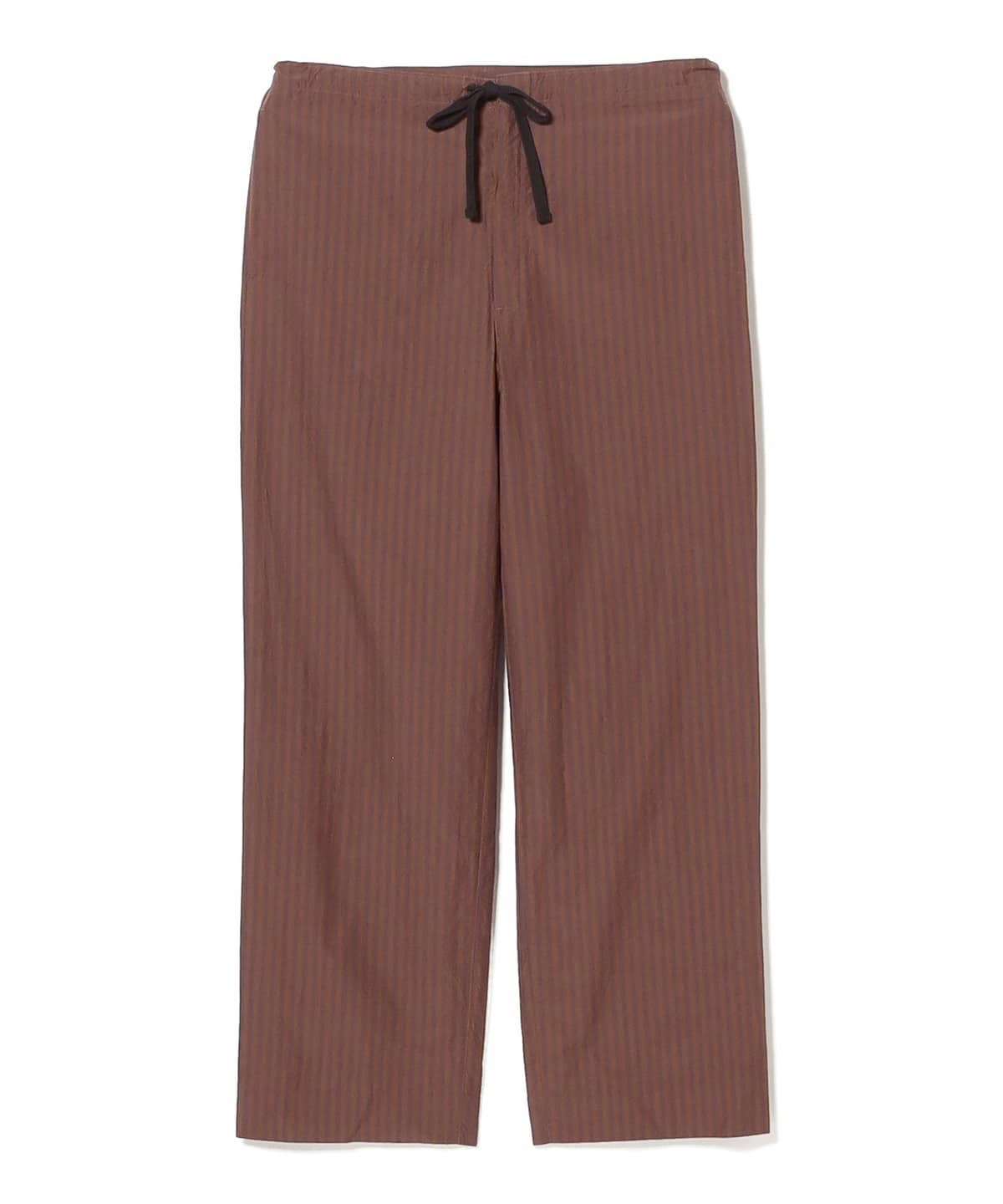 KAPTAIN SUNSHINE �L���v�e�� �T���V���C�� / Bumpy Stripe Walk Easy Pants �p���c MEN PANSY/BROWN 2