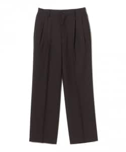 KAPTAIN SUNSHINE / Wool Poplin Shoecut Slacks