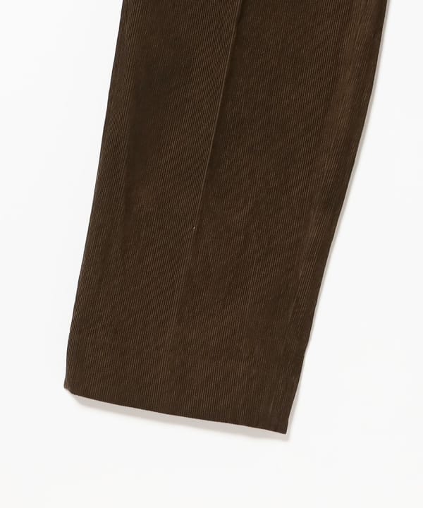 KAPTAIN SUNSHINE / Corduroy Mud-dyed Shoecut Slacks