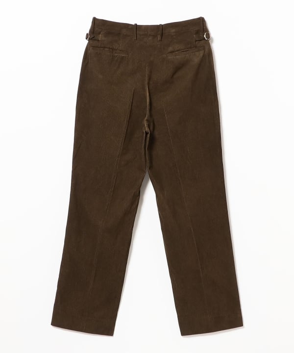 KAPTAIN SUNSHINE / Corduroy Mud-dyed Shoecut Slacks