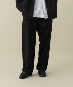 【+10%ポイントUP】【EXCLUSIVE】〈MEN〉Gramicci / Nylon Cotton Taslan Oxford Wide Pants