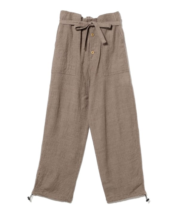 DIGAWEL / Puckering high-waisted pants