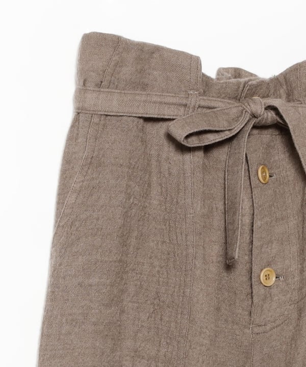 DIGAWEL / Puckering high-waisted pants