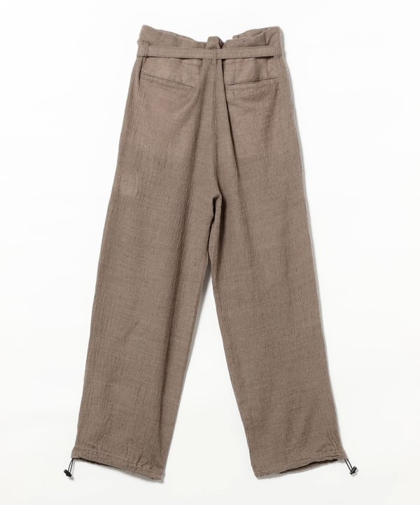 DIGAWEL / Puckering high-waisted pants