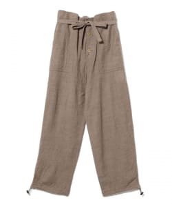 DIGAWEL / Puckering high-waisted pants
