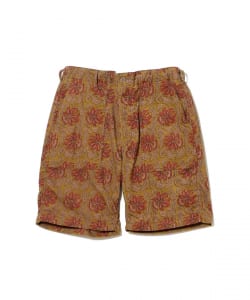 ENGINEERED GARMENTS / Fatigue Short - Floral Printed Corduroy