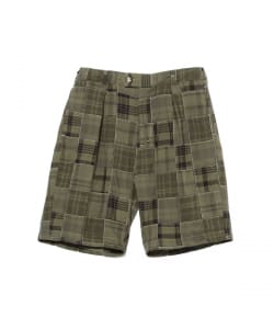 【EXCLUSIVE】CAL O LINE / Overdyed Madras check Shorts