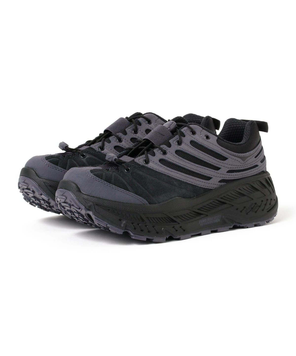 HOKA / ELITE TERRAIN SYSTEM STINSON EVO OG シューズ MEN BLACK/BLACK 28 HOKA / ELITE TERRAIN SYSTEM STINSON EVO OG シューズ MEN BLACK/BLACK 28