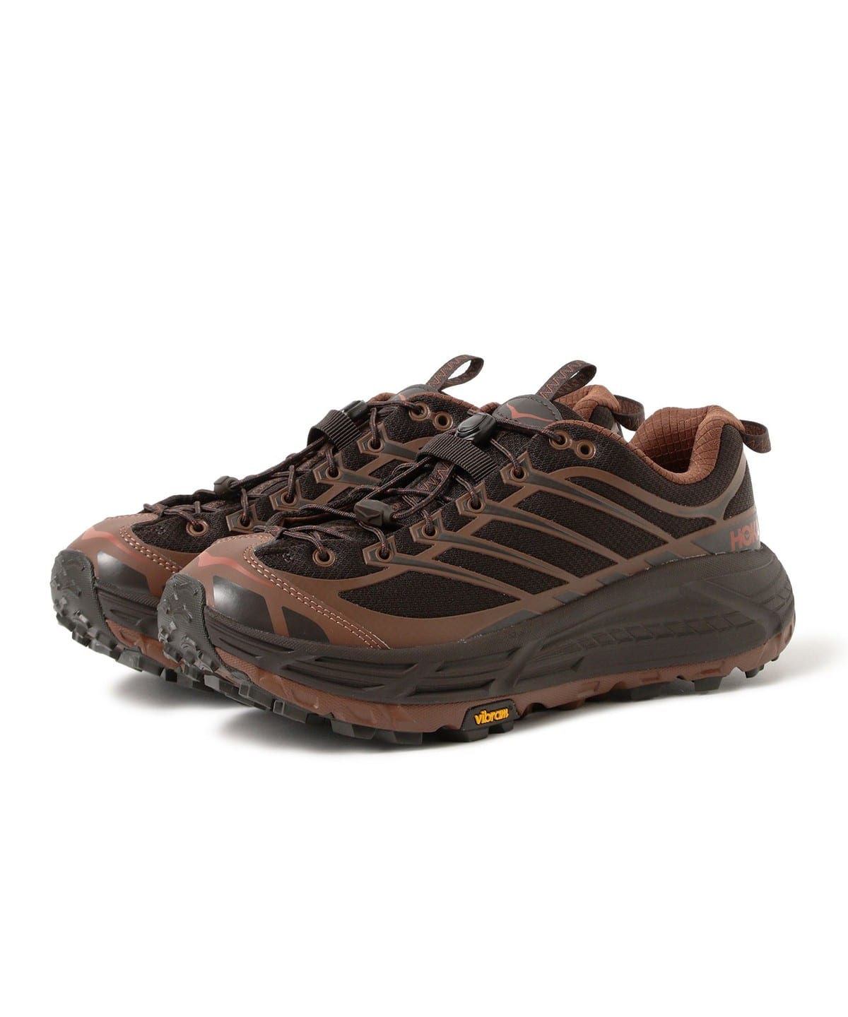 HOKA / MAFATE THREE 2 V[Y MEN CAST IRON/MINERAL BROWN 27