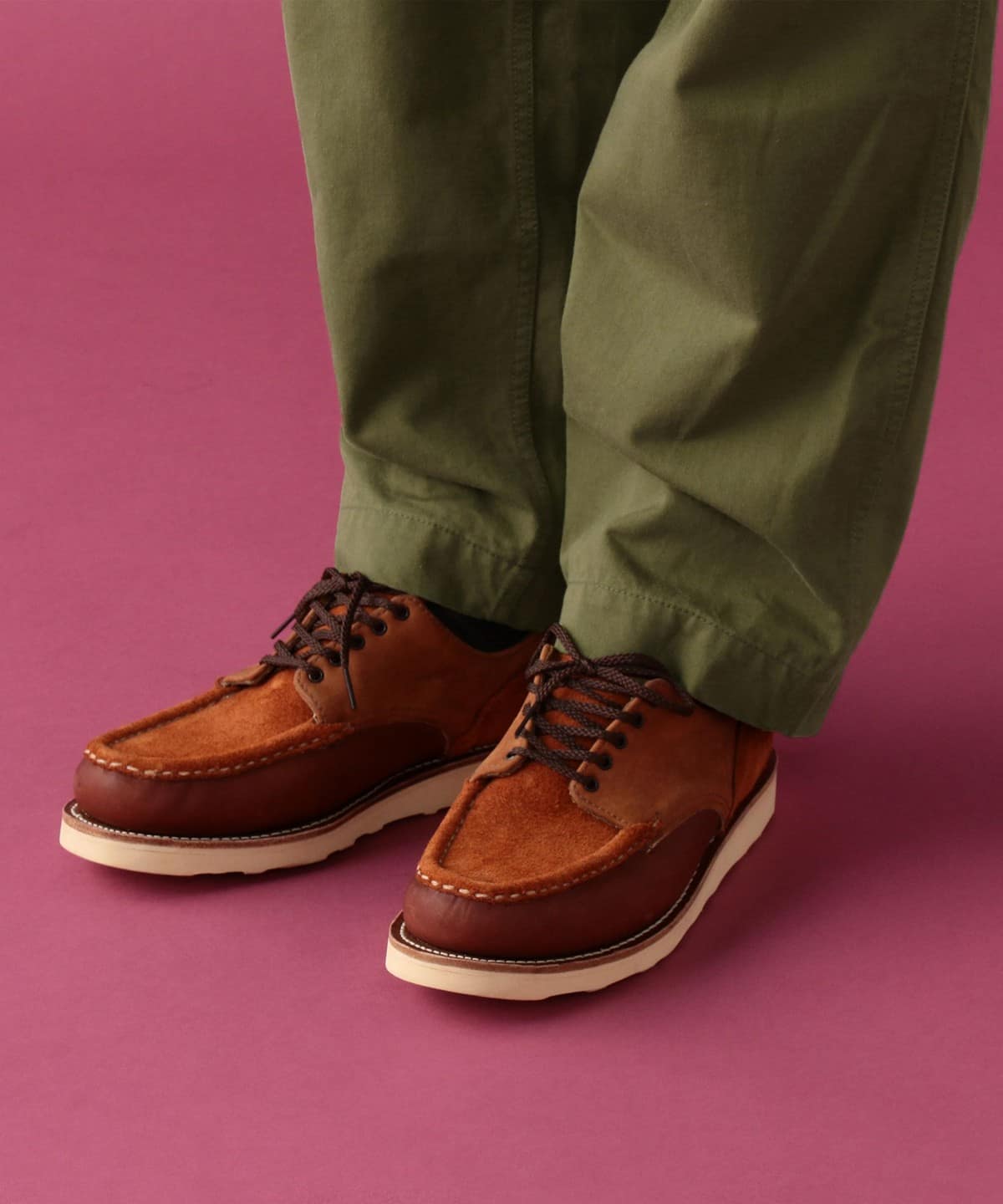 Pilgrim Surf+Supply（ピルグリム サーフ+サプライ）RUSSELL MOCCASIN / Premier Country  Oxford（シューズ シューズ）通販｜BEAMS