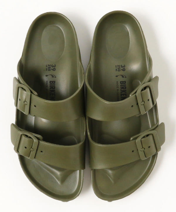 birkenstock army green plastic