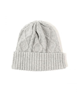 CAL O LINE / Silk Angora Cable Knit Cap