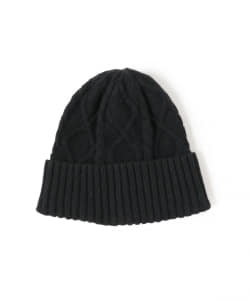 CAL O LINE / Silk Angora Cable Knit Cap