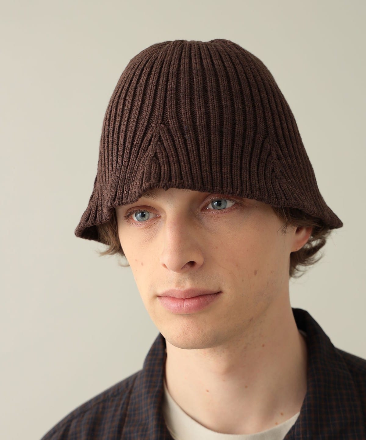 Cotton Knit Tulip Hat 帽子 MEN BROWN ONE SIZE Cotton Knit Tulip Hat 帽子 MEN BROWN ONE SIZE