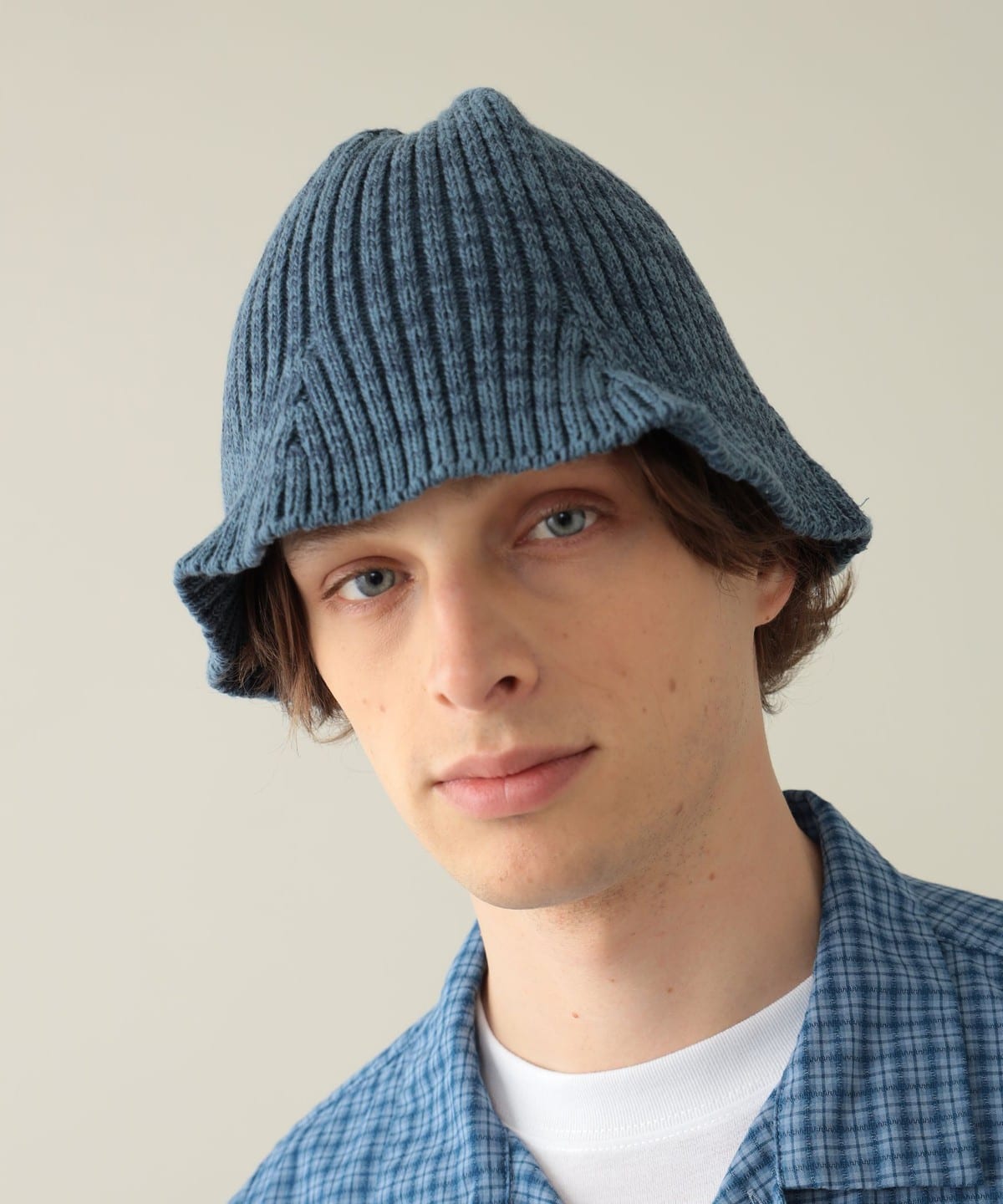 Cotton Knit Tulip Hat 帽子 MEN BLUE ONE SIZE Cotton Knit Tulip Hat 帽子 MEN BLUE ONE SIZE