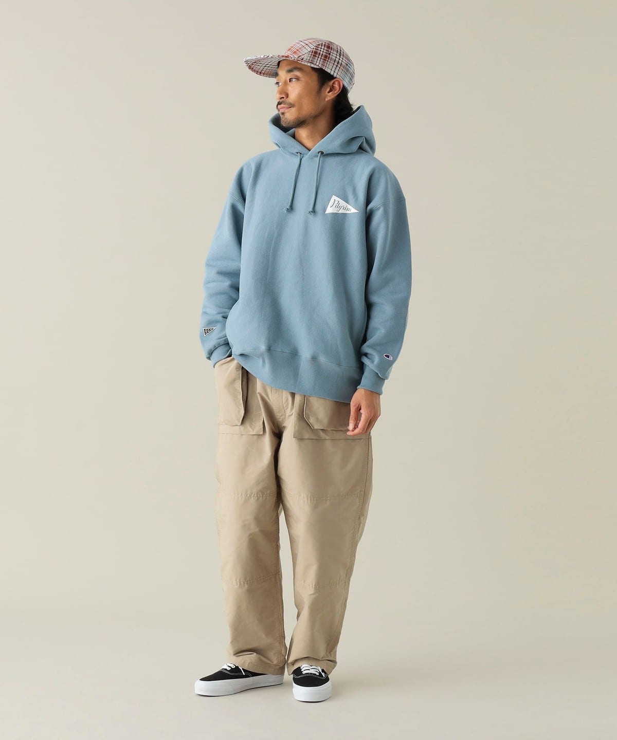 Pilgrim Surf+Supply（ピルグリム サーフ+サプライ）Plaid Long bill