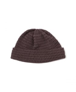 RTOTO / RECYCLED COTTON OPEN KNIT BEANIE