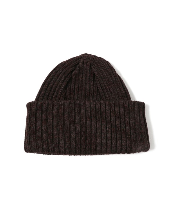 BATONER / SOLID WOOL SHORT KNIT CAP