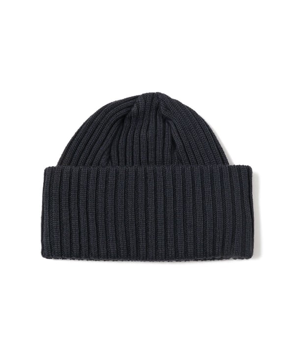 BATONER / SOLID WOOL SHORT KNIT CAP
