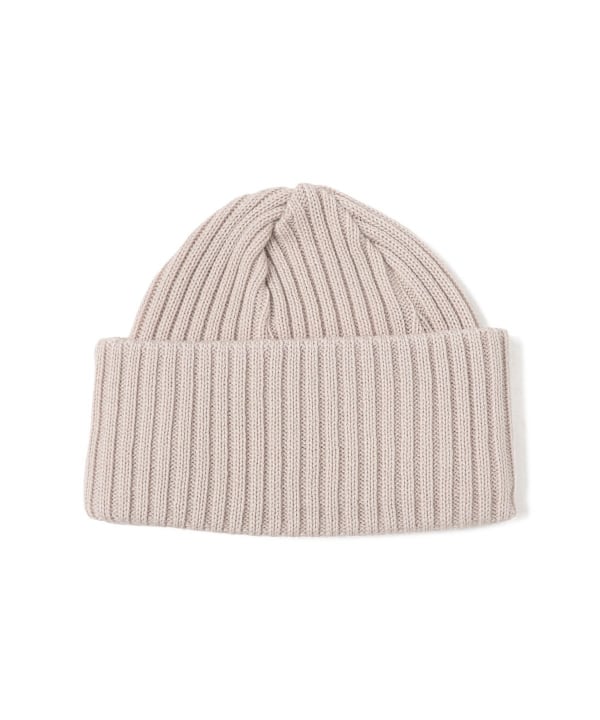BATONER / SOLID WOOL SHORT KNIT CAP