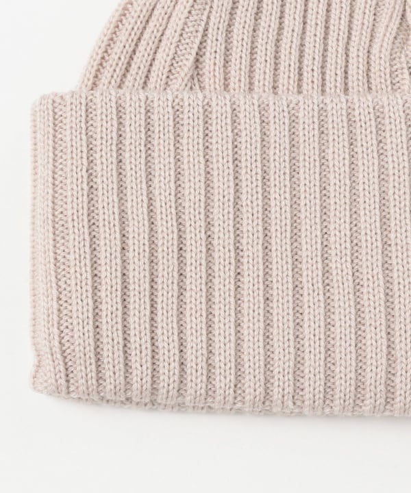 BATONER / SOLID WOOL SHORT KNIT CAP