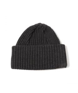 BATONER / SOLID WOOL SHORT KNIT CAP