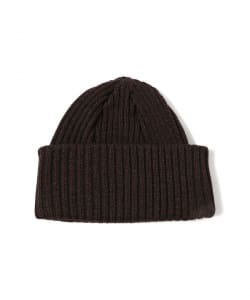 BATONER / SOLID WOOL SHORT KNIT CAP