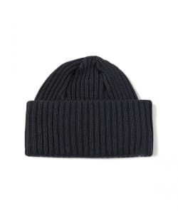 BATONER / SOLID WOOL SHORT KNIT CAP