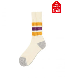 【+15%ポイントUP】ROTOTO / Coarse Ribbed Oldschool Crew Socks