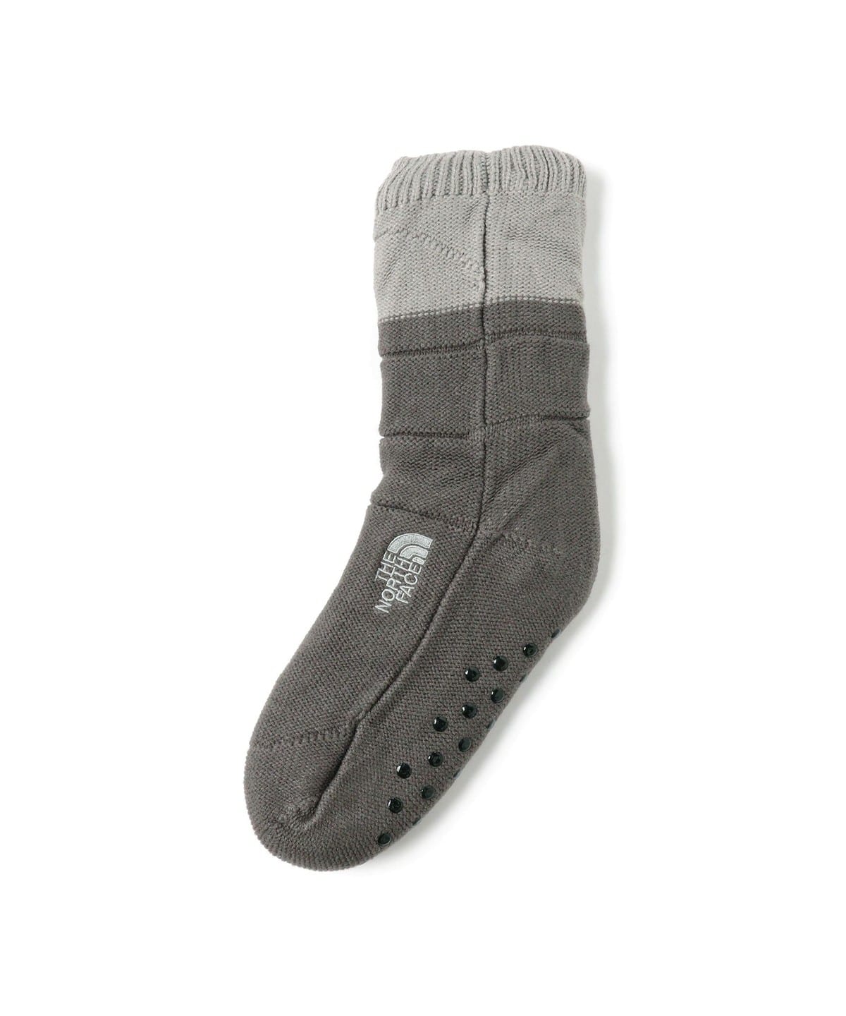 〈MEN〉THE NORTH FACE ザ・ノース・フェイス / Nuptse Bootie Socks レッグウェア MEN MIX GREY*MIX CHARCOAL S