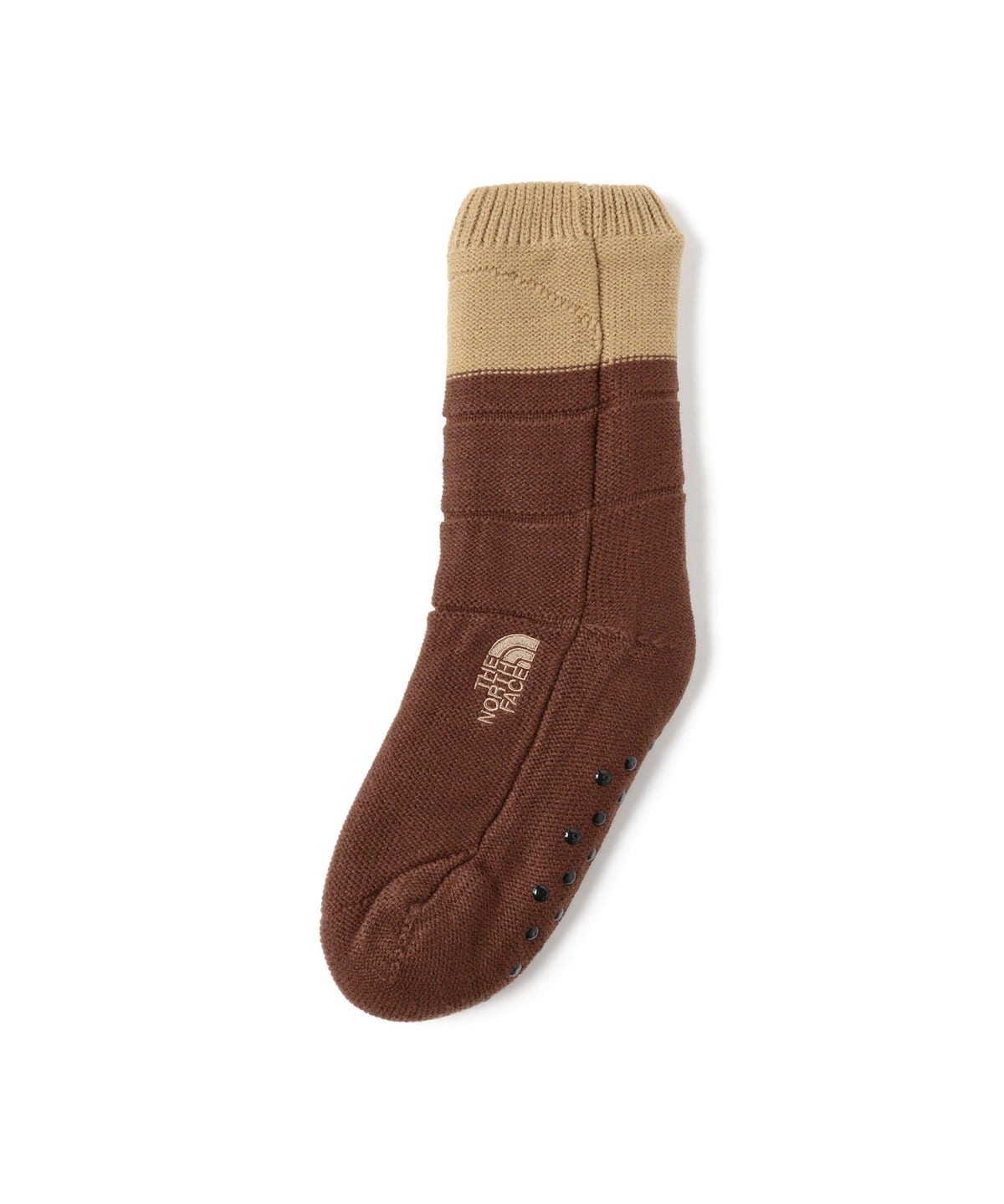 〈MEN〉THE NORTH FACE ザ・ノース・フェイス / Nuptse Bootie Socks レッグウェア MEN UTILITY BROWN*DEMITASSE BROWN S