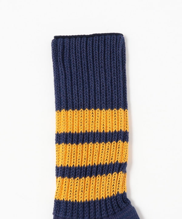 ROTOTO / COARSE RIBBED CREW SOCKS COLLEGE COLORS