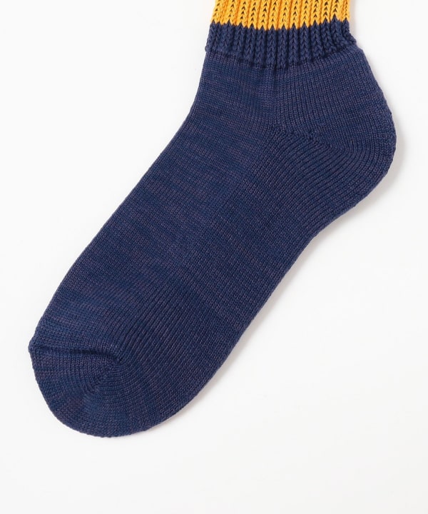 ROTOTO / COARSE RIBBED CREW SOCKS COLLEGE COLORS