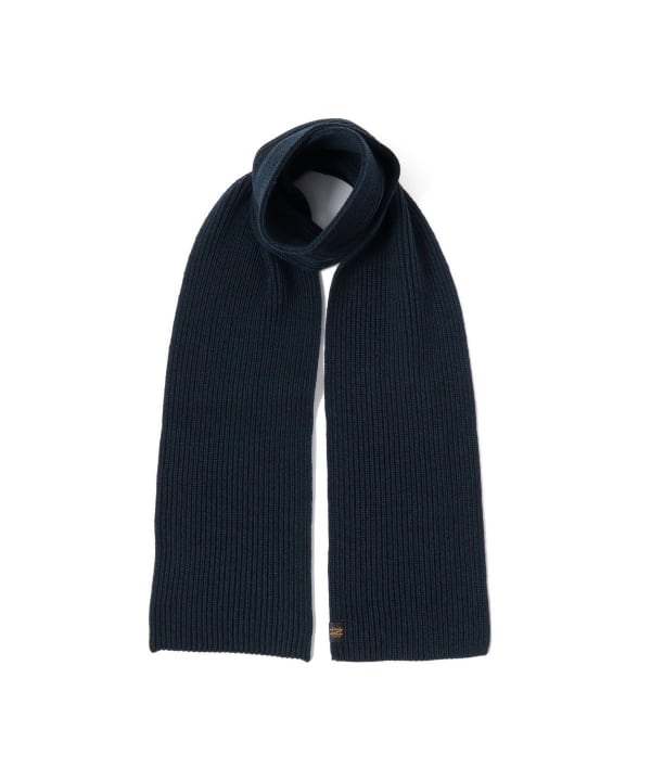 BATONER SOLID WOOL MUFFLER ブラック Pilgrim Surf+Supply（ピルグリム サーフ+サプライ）BATONER / SOLID