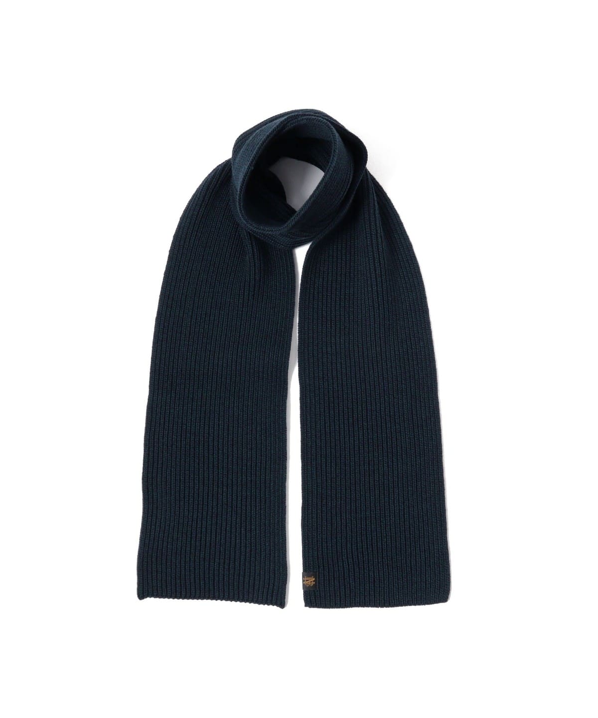 BATONER SOLID WOOL MUFFLER ブラック SOLID WOOL MUFFLER | BATONER(バトナー) / ファッション雑貨