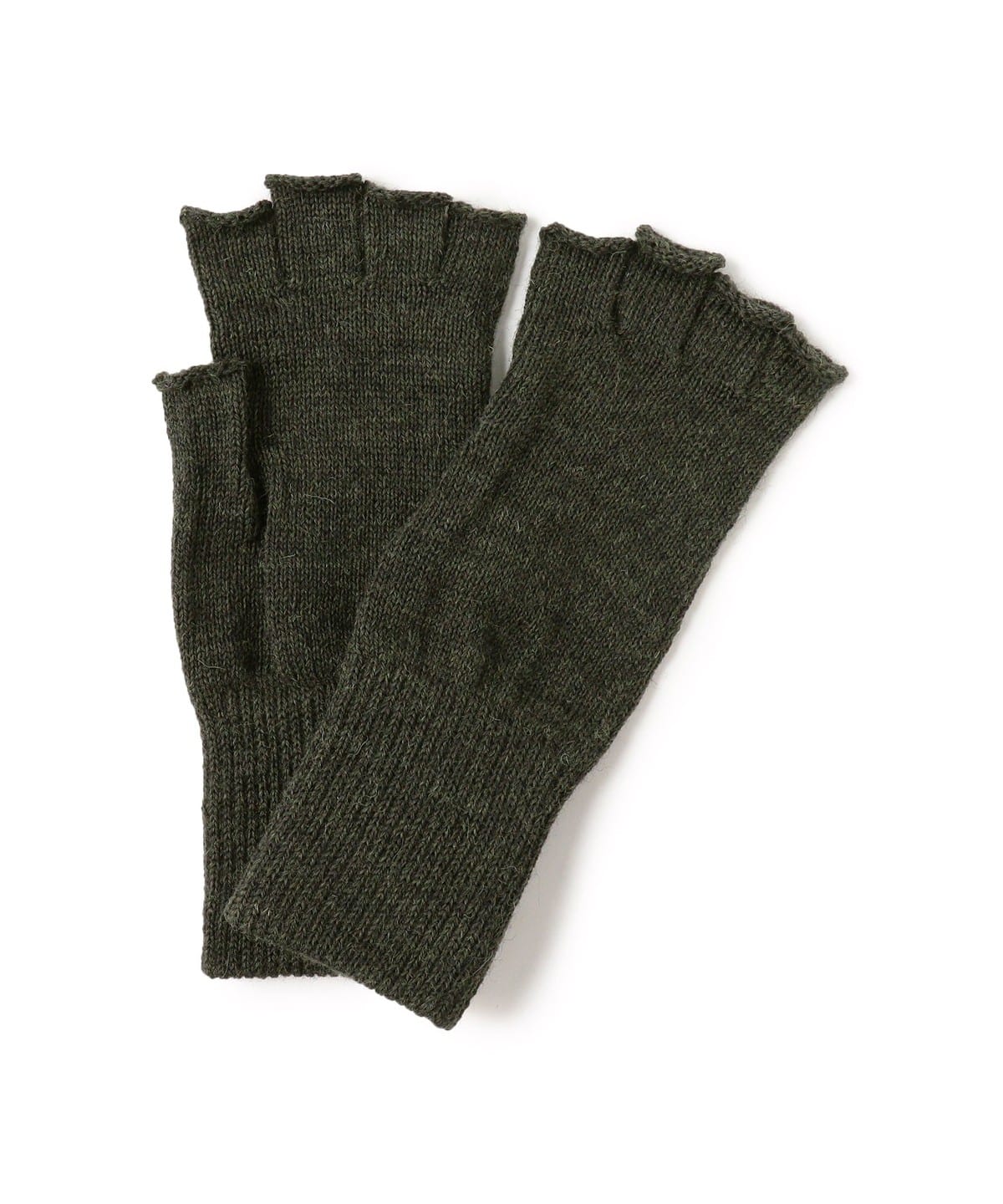 Fingerless Gloves ファッション雑貨 MEN Moss Green ONE SIZE Fingerless Gloves ファッション雑貨 MEN Moss Green ONE SIZE