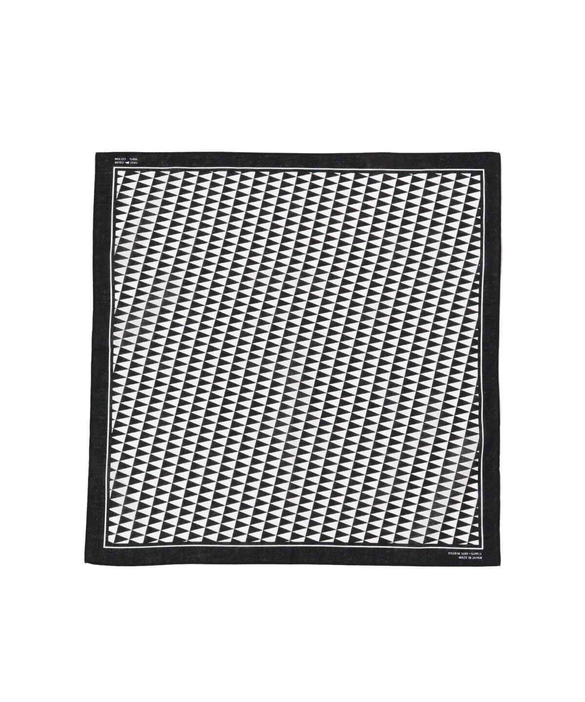 Pennant Checker Bandana ���z�E���� MEN BLACK ONE SIZE