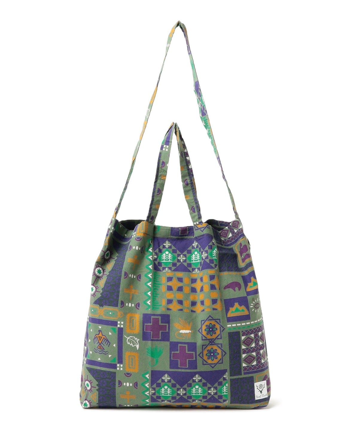 SOUTH2 WEST8 / Grocery Bag - Flannel Cloth / Print バッグ MEN S2W8_Symbols ONE SIZE