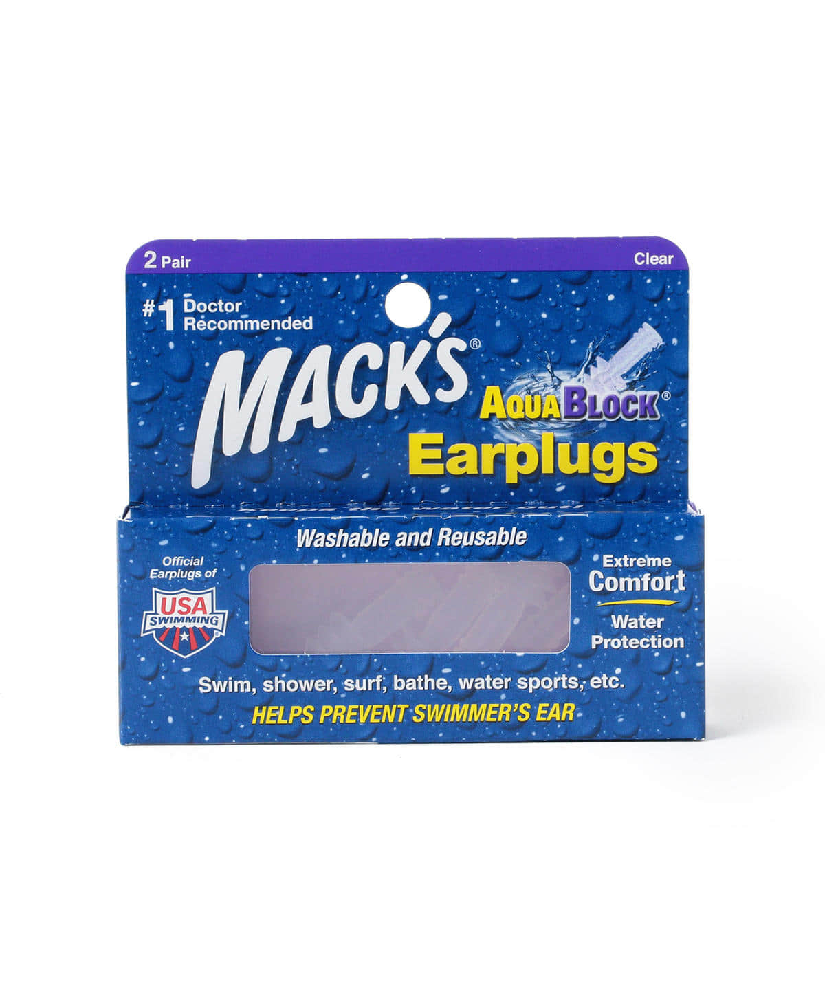 Macks Earplugs / AQUA BLOCK アウトドア・スポーツ MEN - ONE SIZE Macks Earplugs / AQUA BLOCK アウトドア・スポーツ MEN - ONE SIZE
