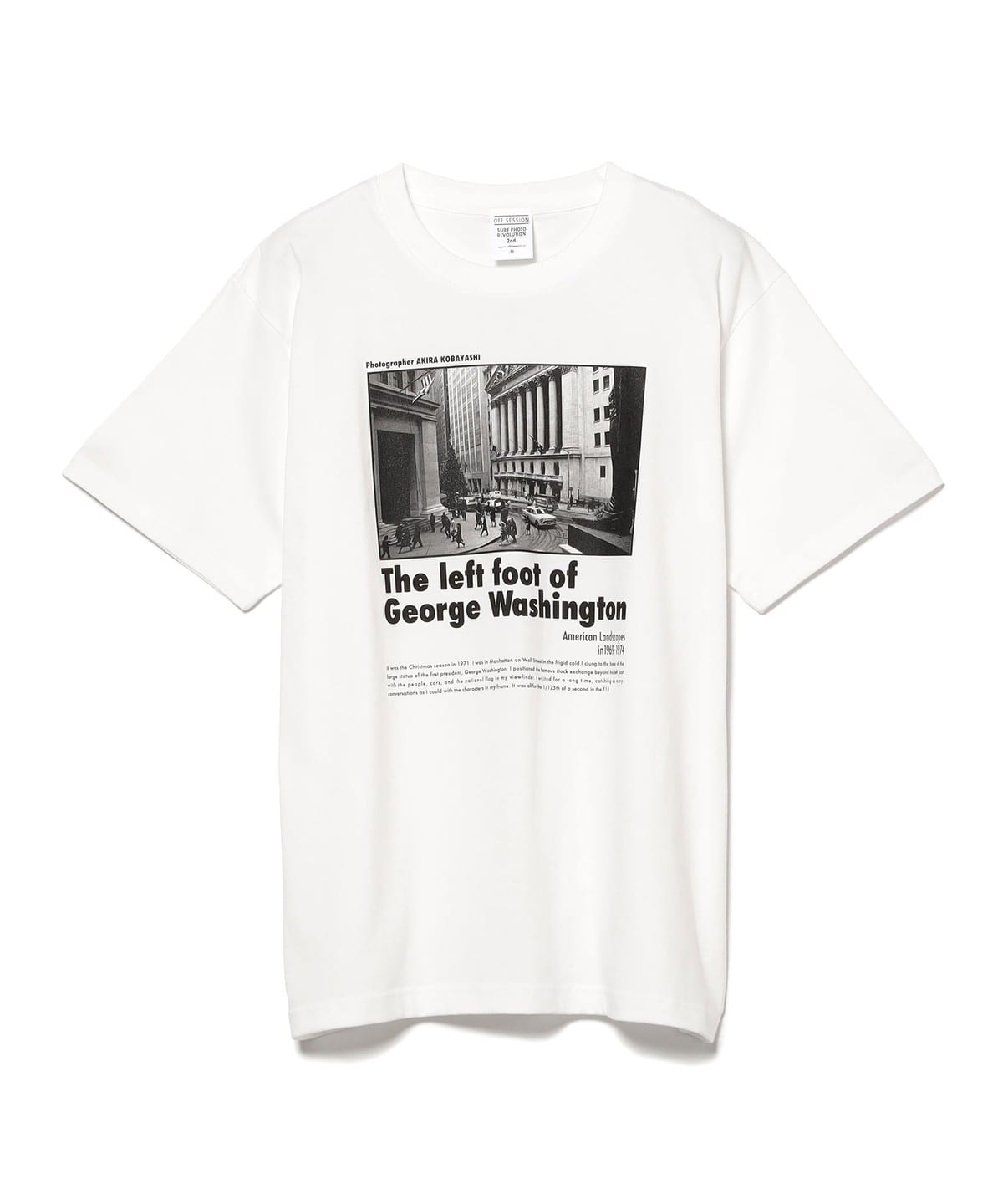 【EXCLUSIVE】OFF SESSION / AKIRA KOBAYASHI TEE Tシャツ・カットソー MEN The left foot of G. W S 【EXCLUSIVE】OFF SESSION / AKIRA KOBAYASHI TEE Tシャツ・カットソー MEN The left foot of G. W S