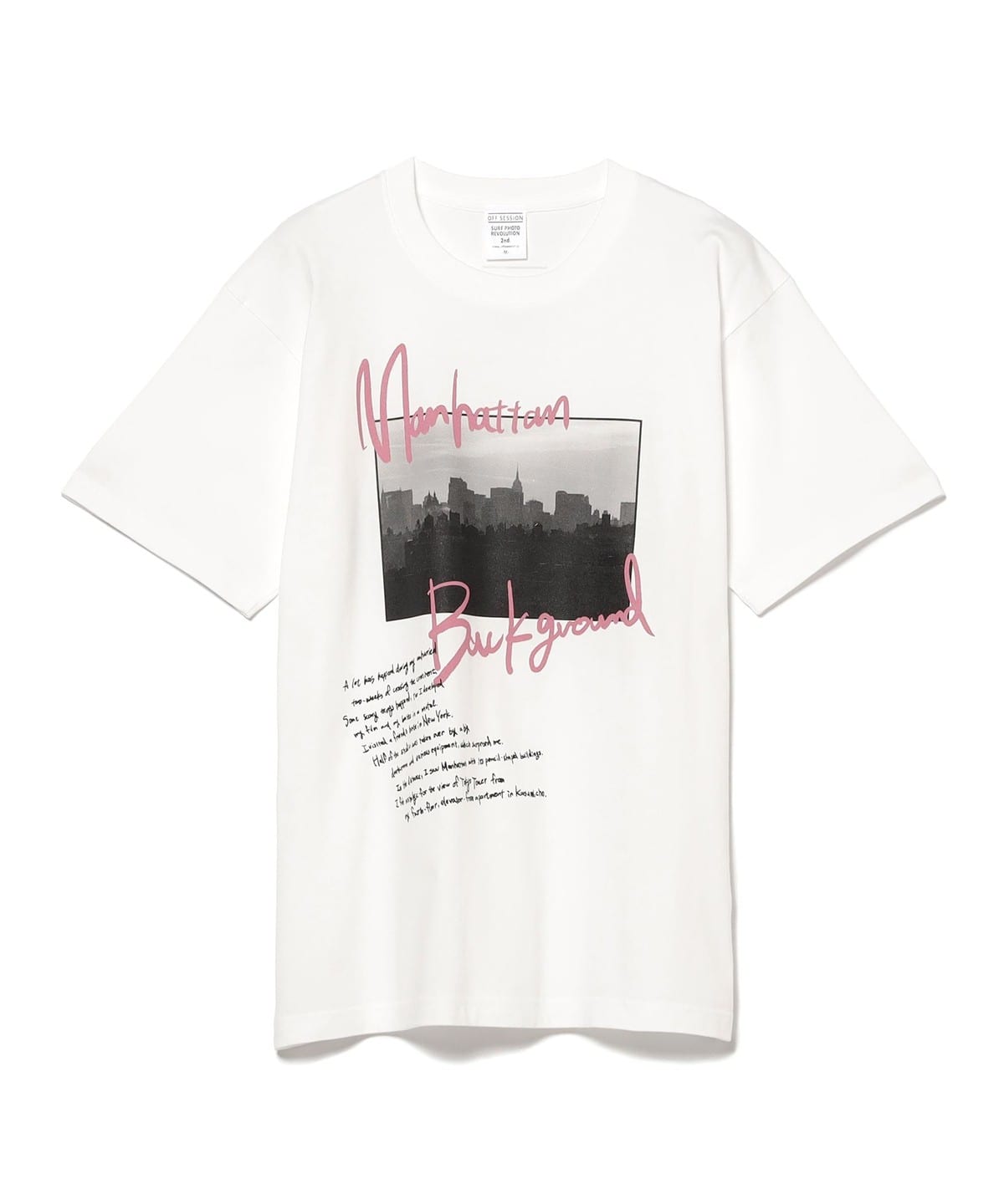 【EXCLUSIVE】OFF SESSION / AKIRA KOBAYASHI TEE Tシャツ・カットソー MEN Manhattan Background XL 【EXCLUSIVE】OFF SESSION / AKIRA KOBAYASHI TEE Tシャツ・カットソー MEN Manhattan Background XL
