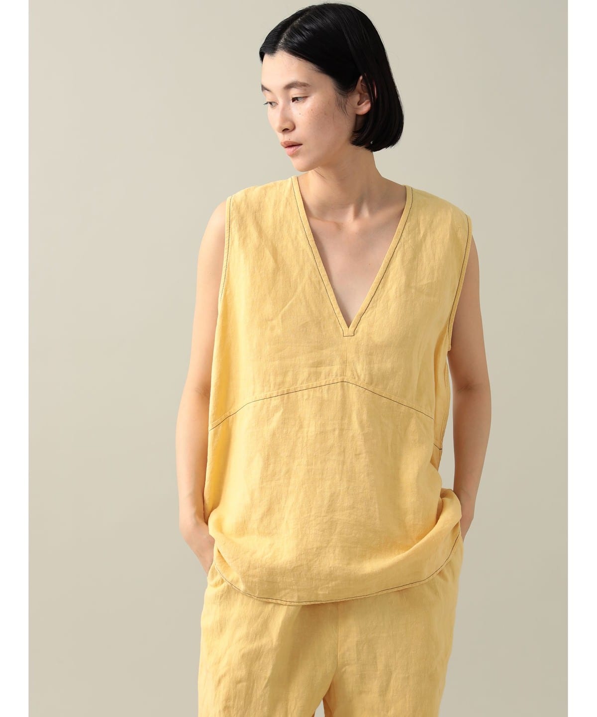 Clara Sleeveless Blouse シャツ・ブラウス WOMEN YELLOW 0 Clara Sleeveless Blouse シャツ・ブラウス WOMEN YELLOW 0